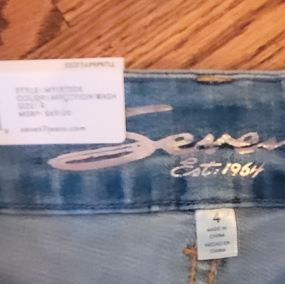 WomensSeven7 size 4 tummyless rupped skinny jeans - Picture 10 of 13
